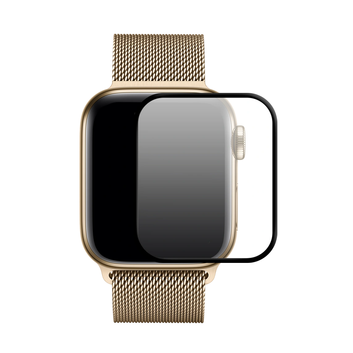 Apple Watch Series 7 Graphite Stainless Steel Case with Milanese Loop