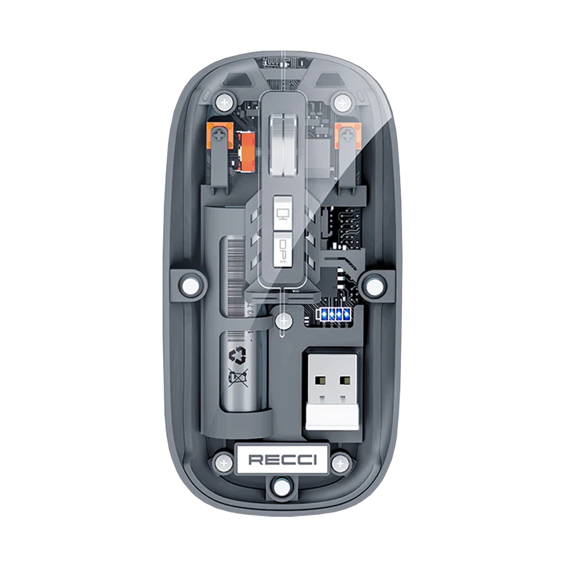 Recci Space Capsule Wireless Mouse TRI-DPI RCS-M01