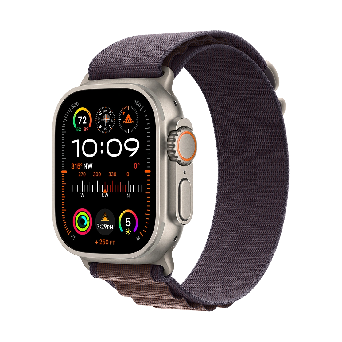  Apple Watch Ultra 2 Titanium Case with Alpine Loop Indigo