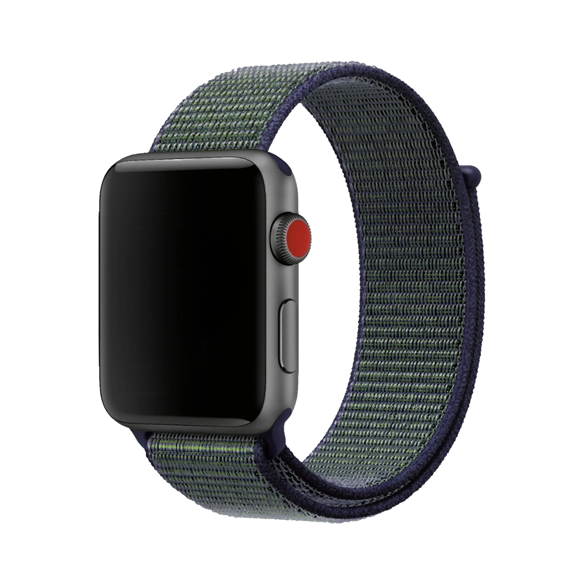 Apple Watch Series 7 Midnight Aluminum Case with Midnight Silicone Band