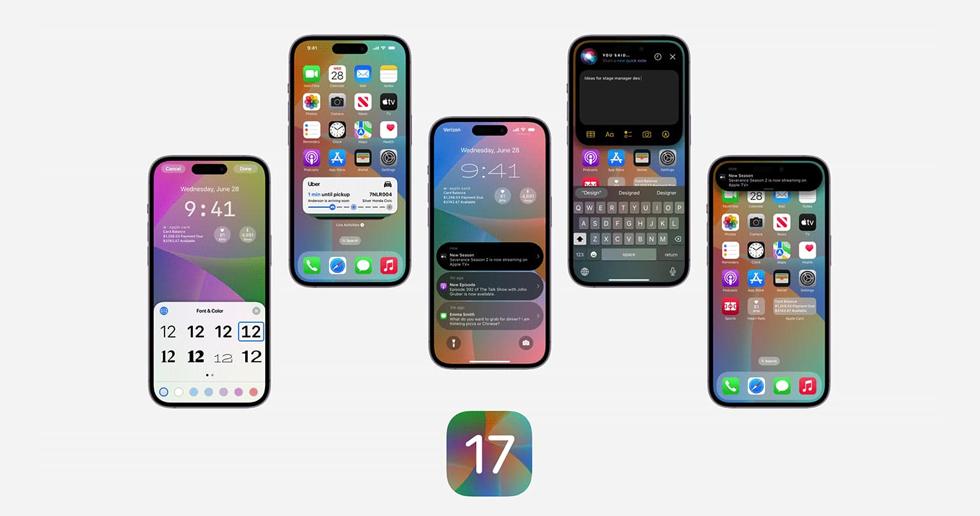 ویژگی های جدید ios 17