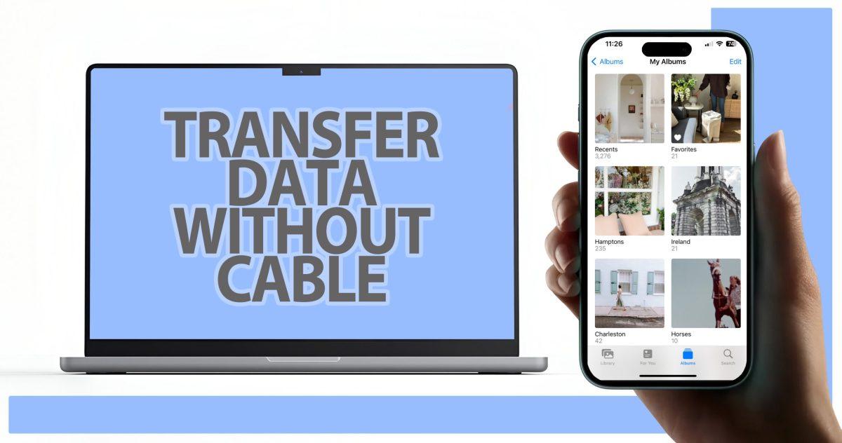 انتقال عکس و فیلم در گوشی آیفون بدون نیاز به کابل