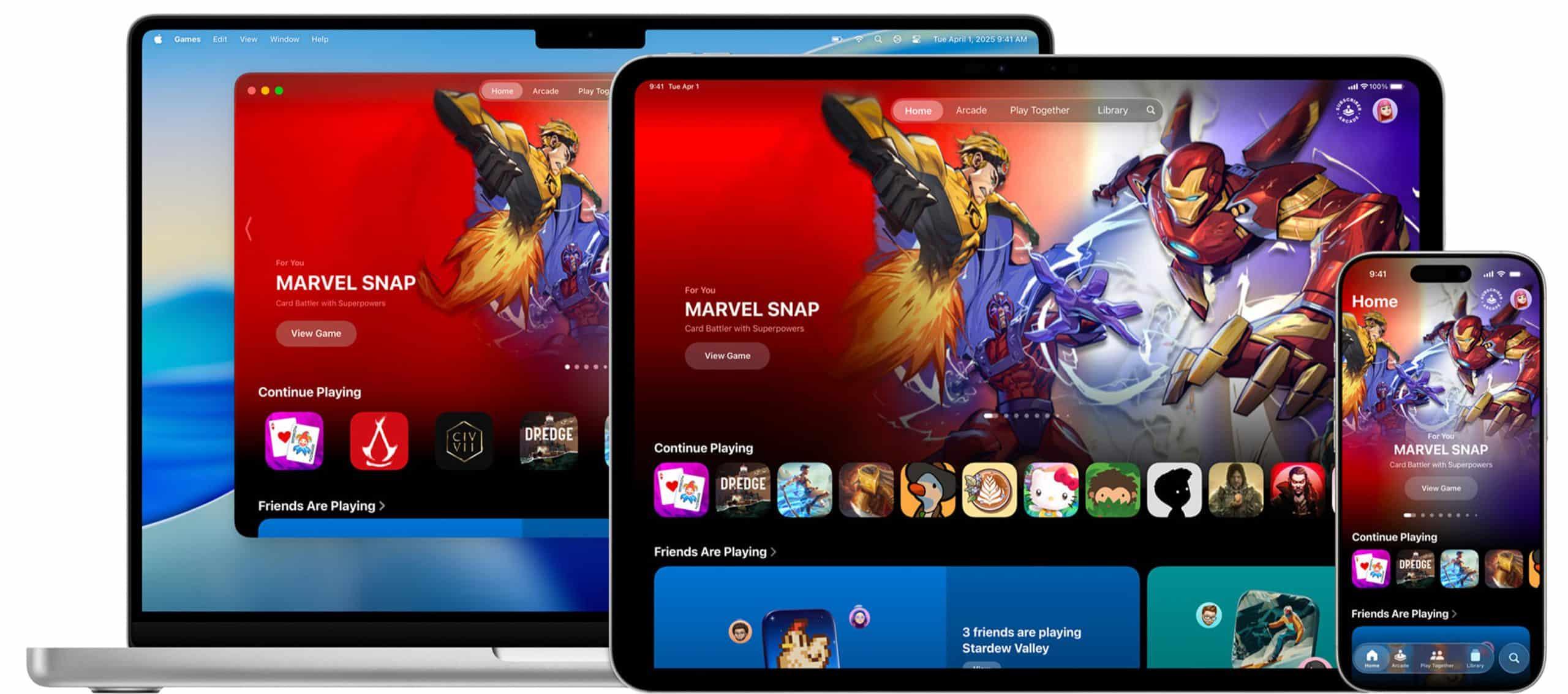 اپلیکیشن بازی اپل در iOS 26