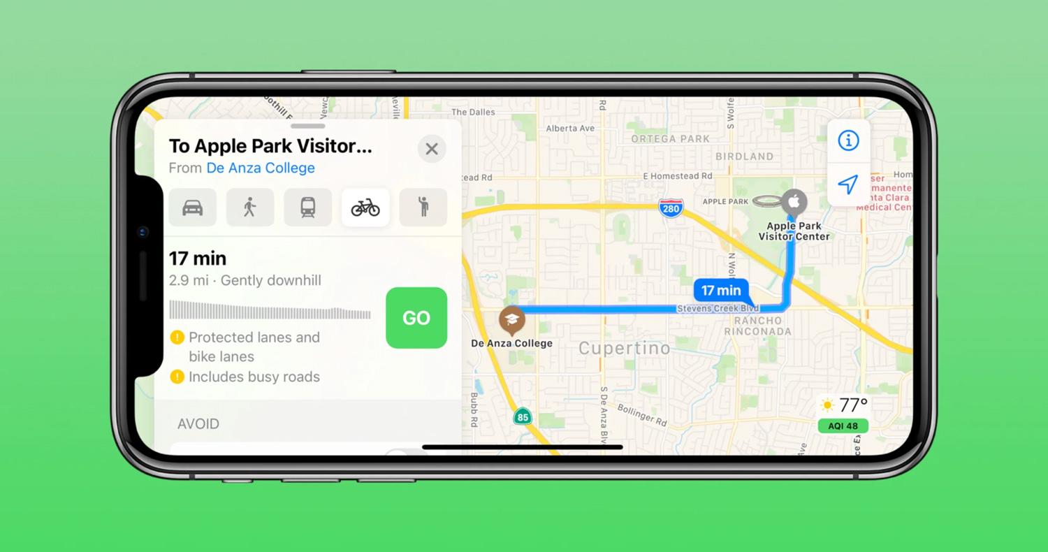 چگونه میتوان با مپ آیفون مسیر را پیدا کرد ؟ | کار کردن با GPS آيفون