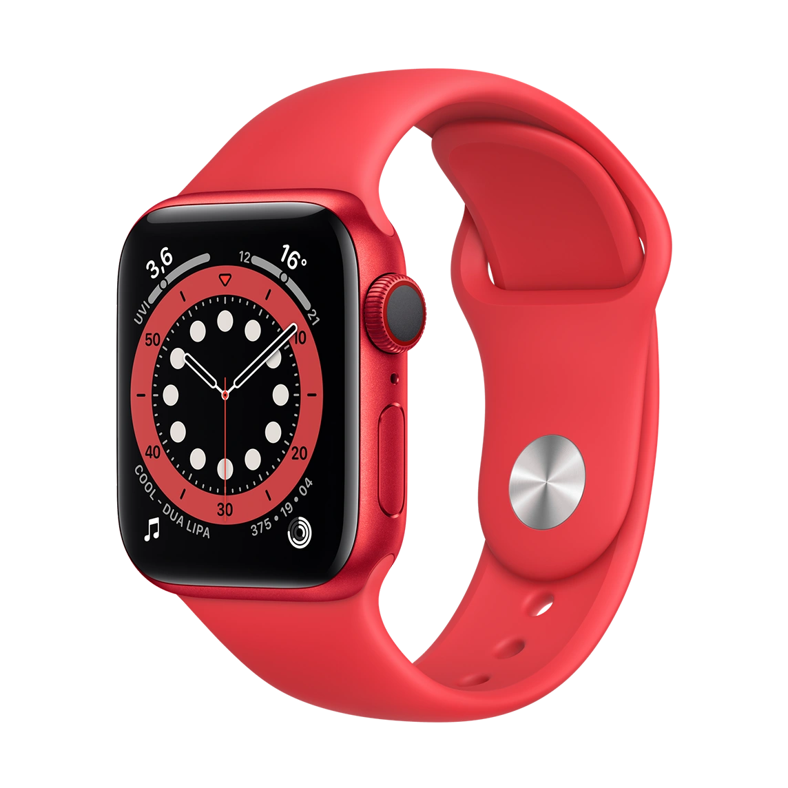 Apple Watch Series 6 Red Aluminum Case with Sport Band