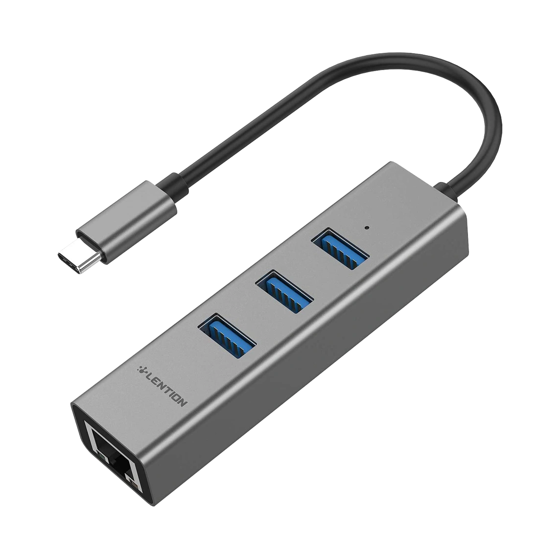 هاب USB-C به USB و LAN لنشن مدل C23s