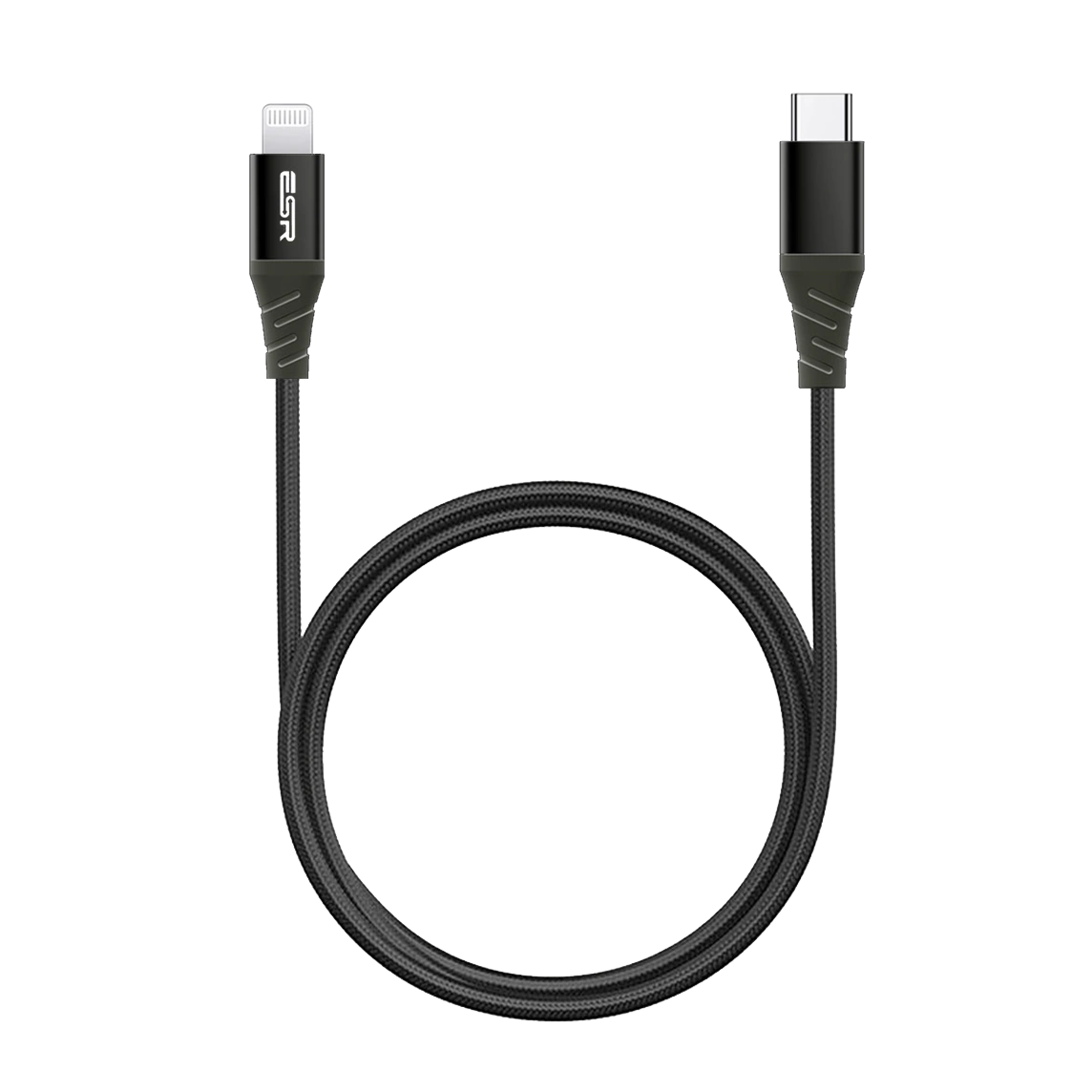 کابل USB-C به لایتنینگ ای اس آر مدل Nylon یک متری