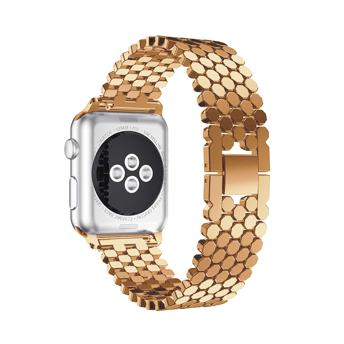 LX Smart Apple Watch Band Gold