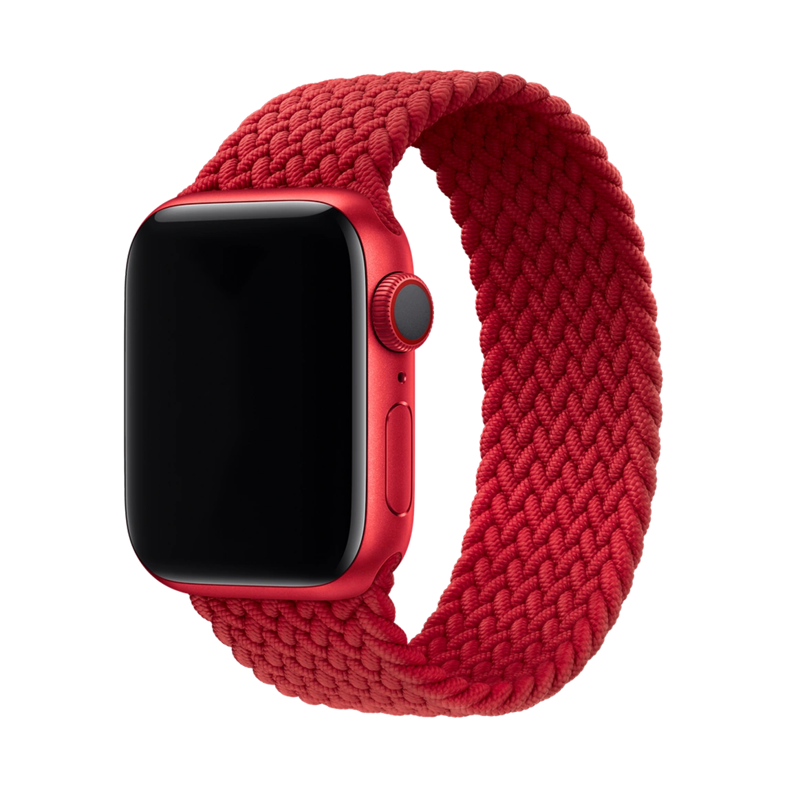 HC Braided Solo Loop Apple Watch Band  Red  42/44/45/49 mm | HC Braided Solo Loop Apple Watch Band  Red  38/40/41 mm
