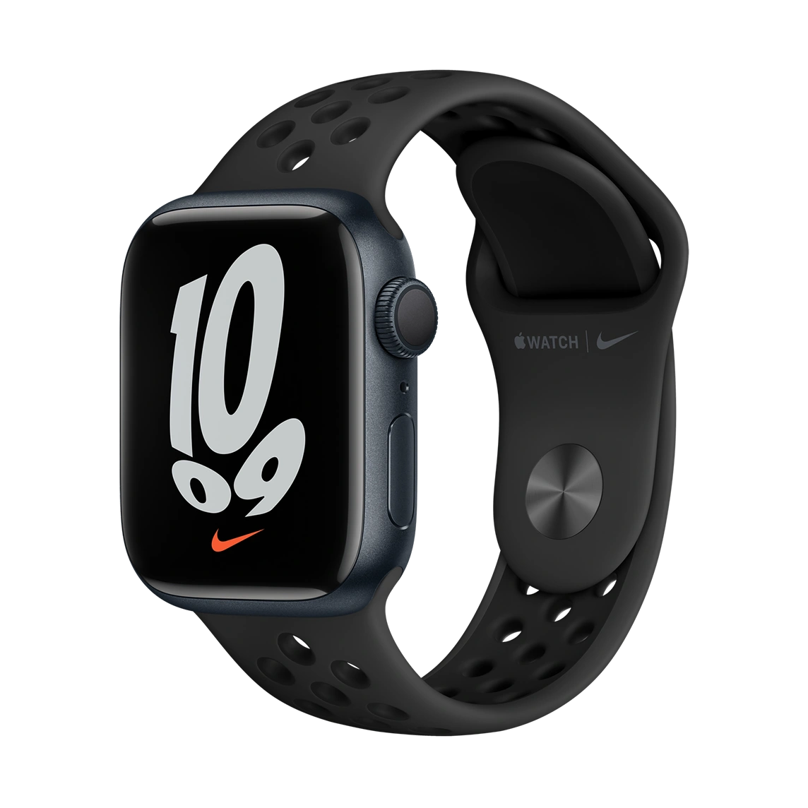 Apple Watch Series 7 Nike Midnight Aluminum Case with Silicone Band