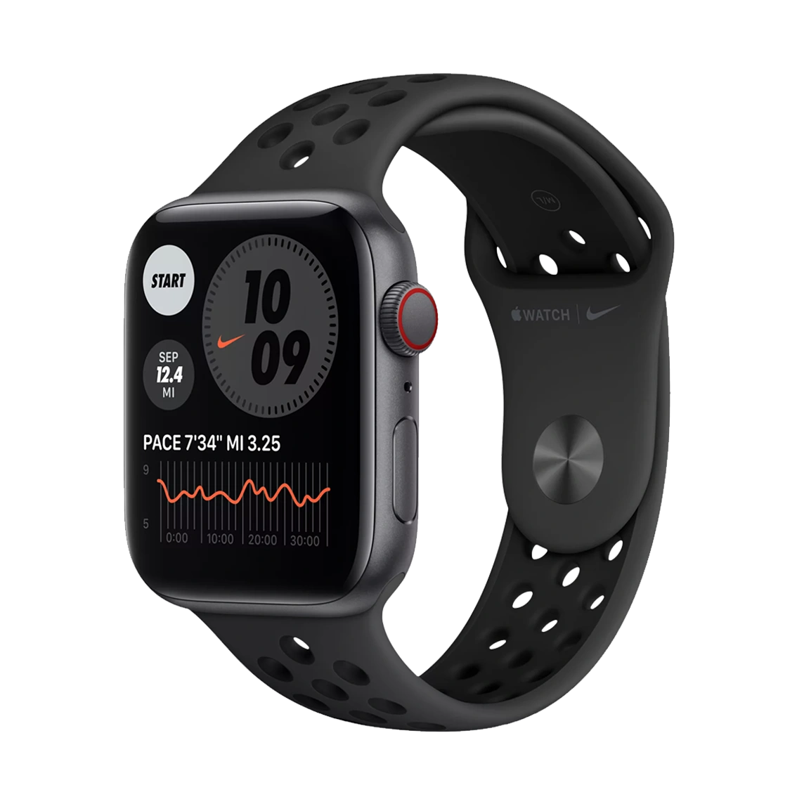 Apple Watch Series SE Cellular Nike Space Gray Aluminum Case with Nike Sport Band