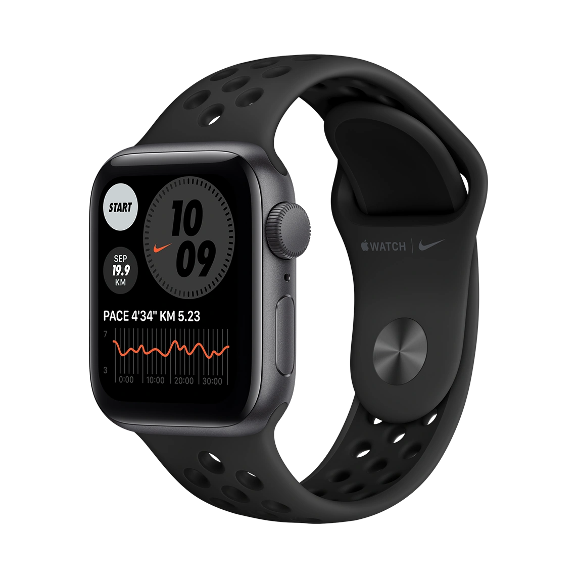 Apple Watch Series SE Nike Space Gray Aluminum Case with Nike Sport Band