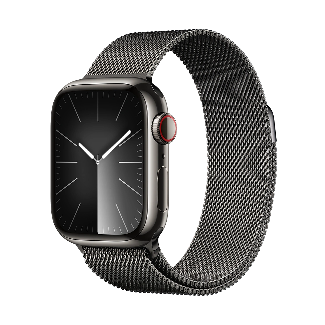  Apple Watch Series 9 Graphite Stainless Steel Case with Milanese Loop band