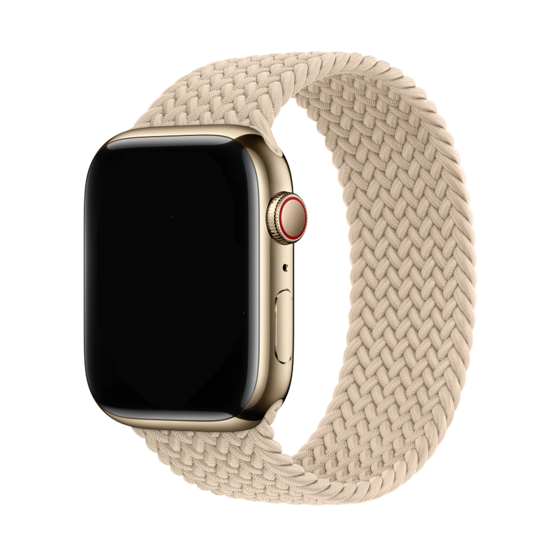 HC Braided Solo Loop Apple Watch Band Beige