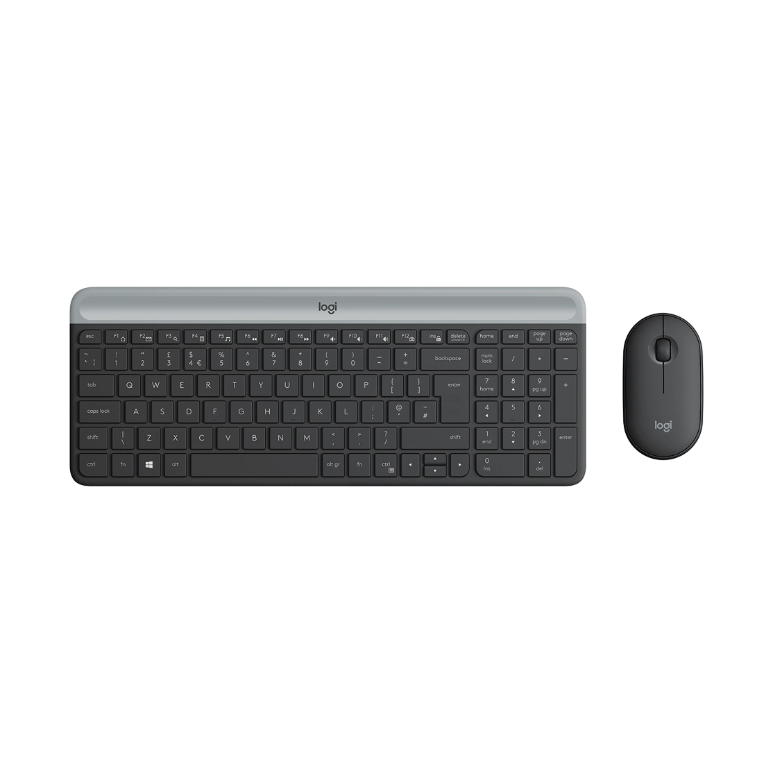 Logitech Slim Wireless Keyboard and Mouse Combo MK470 RF