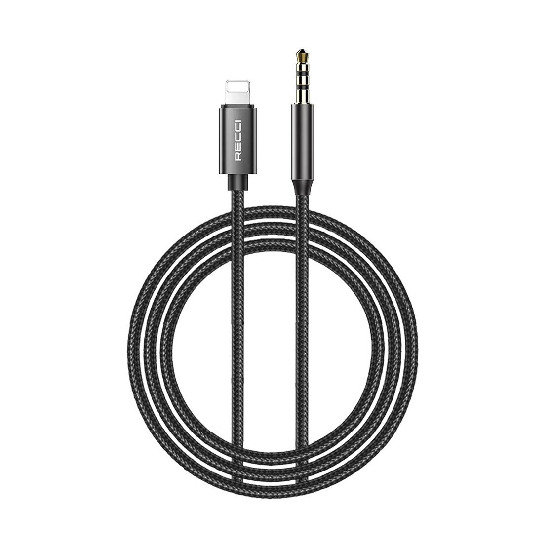 Recci Audio Cable 3.5mm to Lightning 100cm RH02