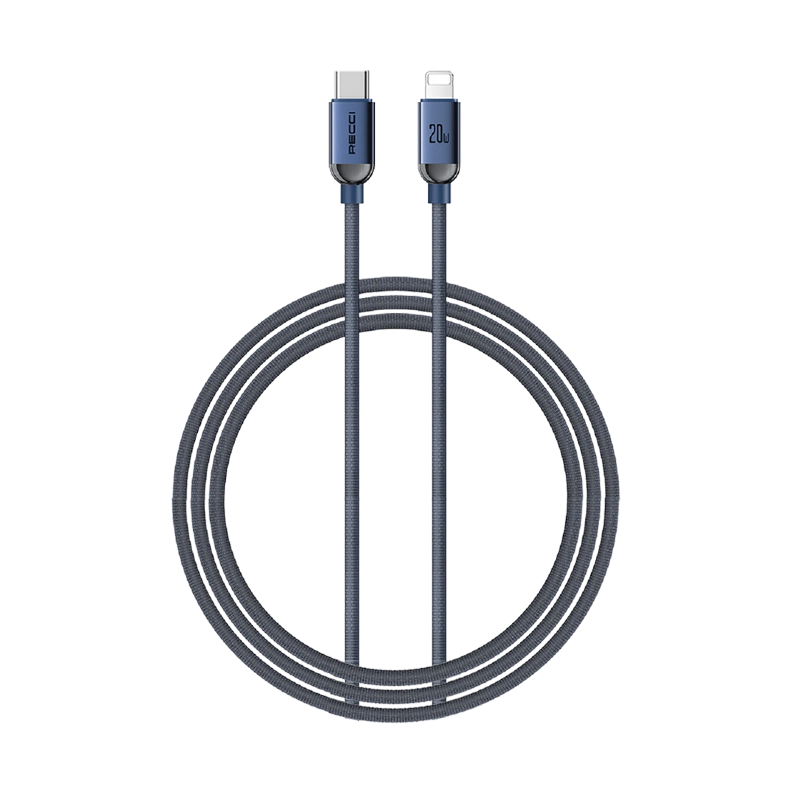 Recci Crystal Data Cable USB-C to Lightning PD 20W 120cm RS09CL