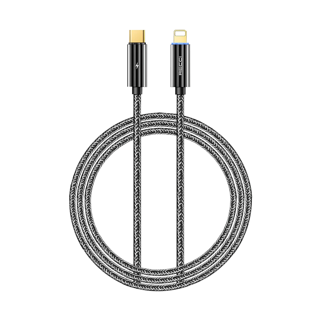 Recci Smart Power-Off USB-C to Lightning Cable PD 20W 100cm RS03CL