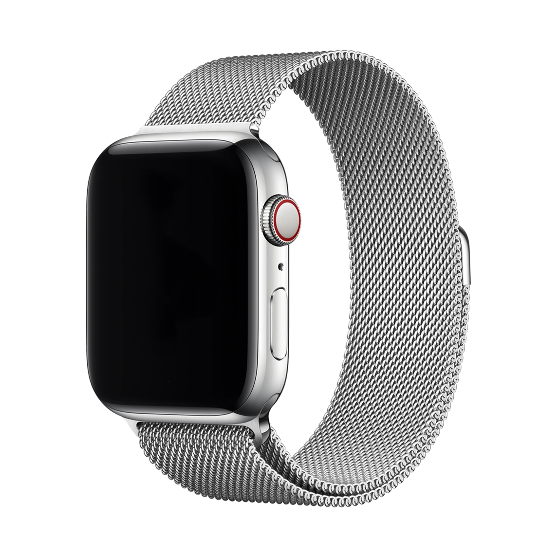 Apple Watch Series 6 Silver Aluminum Case with White Sport Band