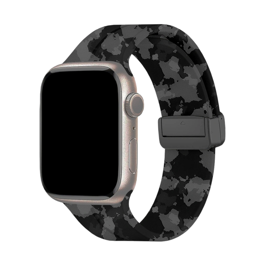 Unipha Apple Watch Silicone Band Magnetic D-Buckle Strap Army Stylish Creative