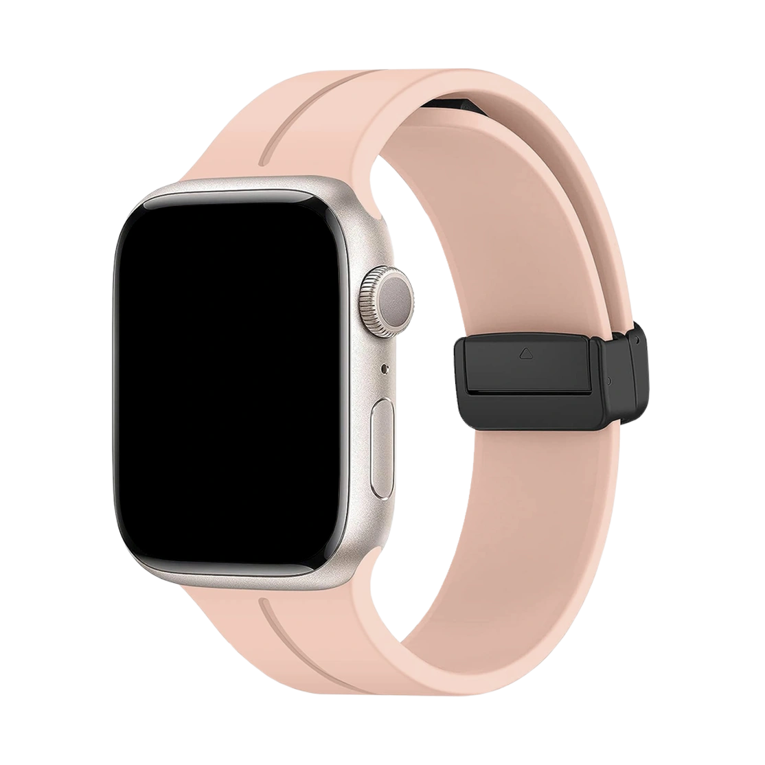 Unipha Apple Watch Silicone Band Magnetic D-Buckle Strap Stylish Creative
