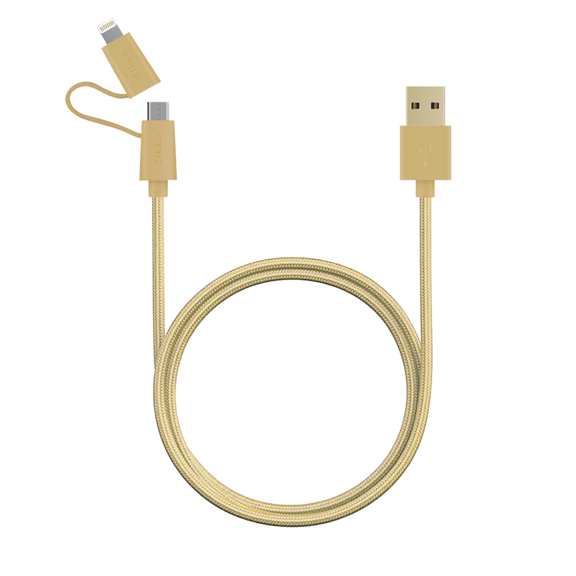 Zikko iPhone Lightning & Android Micro USB Cable - SC600 1.5m