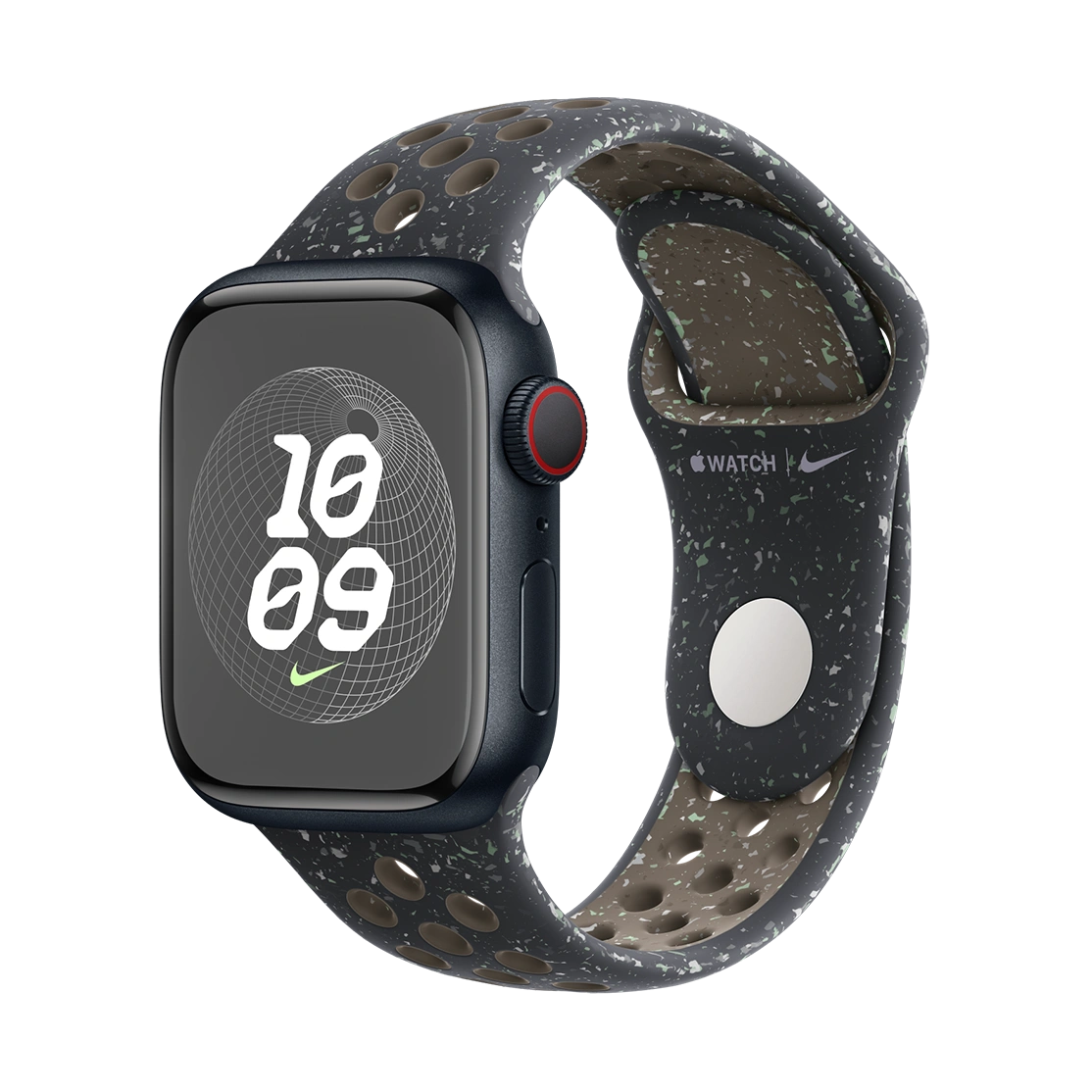 Apple Watch Series 9 Midnight Aluminum Case with Nike Midnight Sky Sport Band